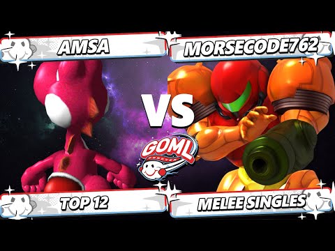 GOML 2025 - aMSa (Yoshi) Vs. Morsecode762 (Samus) Smash Melee - SSBM