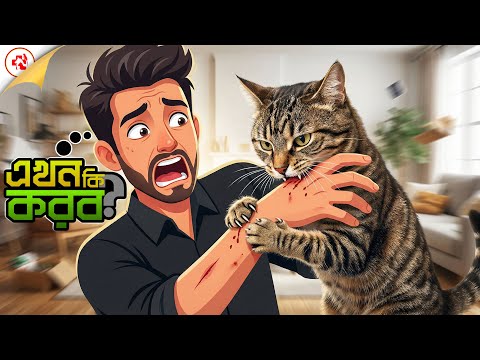বিড়াল আঁচড়ালে বা কামড়ালে কী করবেন? | What to Do If Cat Scratches or Bites | Cat Safety Tips