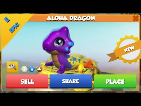 ALOHA DRAGON Hatching + Enchantment Fights! - DML #573