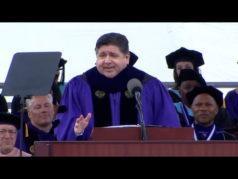 'Would an idiot do that': JB Pritzker's 'The Office' commencement speech at Northwestern University