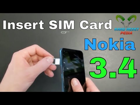 Nokia 3.4 Insert The SIM Card