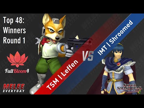 Full Bloom 4 - TSM | Leffen (Fox) vs. IMT | Shroomed (Marth) - SSBM - Top 48 - Winners Round 1