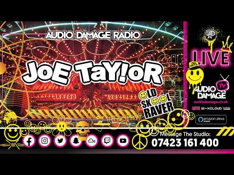 DJ Joe Taylor (Bounce Galaxy) - LIVE - Audio Damage Radio. 6 - 7pm. (09.02.2026).