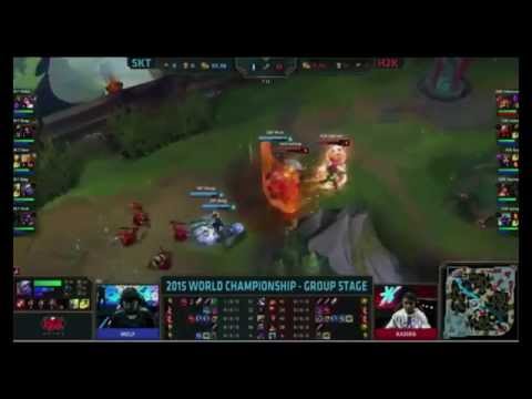SKT vs H2K Highlights - Leage of legends World Championship 2015 - SKT T1 vs H2K Gaming