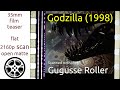 Godzilla 1998 35mm Film Teaser Trailer Flat Open Matte 2160p