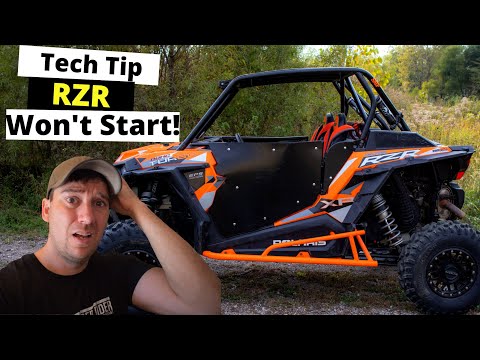 Polaris RZR won't start! Brake sensor trail fix.