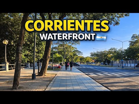 Corrientes Argentina Walking tour 🇦🇷 | Waterfront Riverside Walk