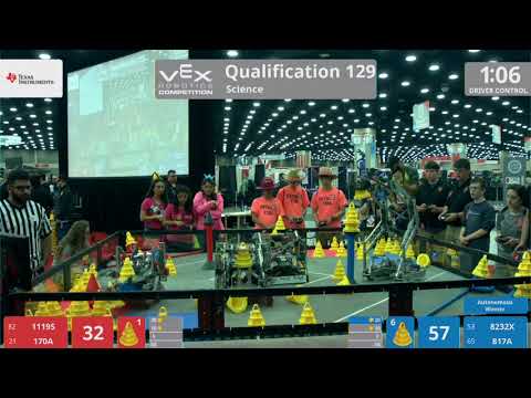 2018 VRC Sci Q129 - 1119S 170A vs 8232X 817A - 97 to 102