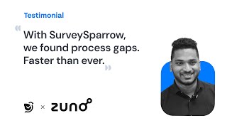 How SurveySparrow helped Zuno spot what wasn’t working