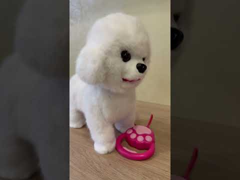 фото интерактивная собачка на поводке ,повторяет слова и звуки, ходит, реагирует на поглаживание 0