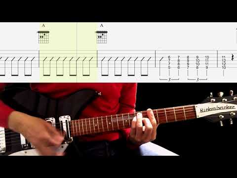 Guitar TAB : Twist And Shout (Rhythm Guitar) - The Beatles
