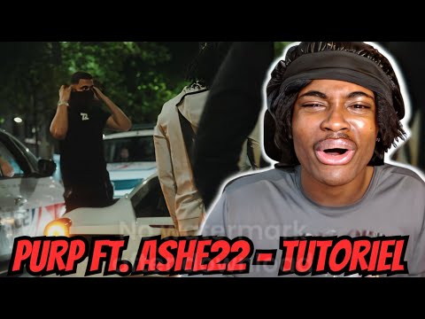 REACTING TO PURP Ft. ASHE22 - Tutoriel (Clip Officiel) || MID (FRENCH RAP)