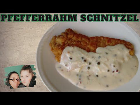 PFEFFERRAHM SCHNITZEL | Pfefferrahmsauce | Rezept (150 Untertitel)