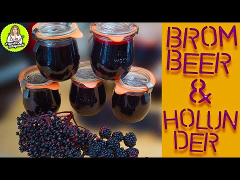 Fast kostenloses Gelee - Brombeer und Holunder, ein fruchtig herbe Kombination