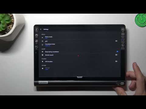 How To Manage Location Tags In Camera On Lenovo Smart Tab Yoga