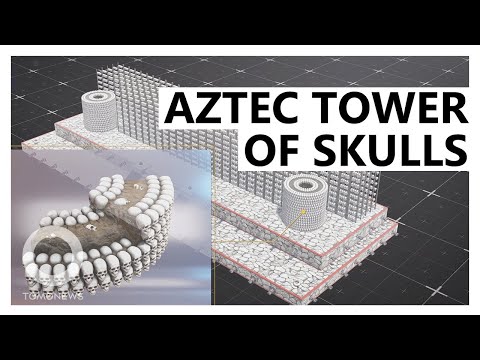 Aztec ‘Tower of Skulls’: Archaeologists Find New Section of the Huey Tzompantli