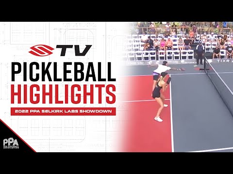 Tyson McGuffin Forehand Pickleball Highlight - 2022 PPA Selkirk Labs Showdown Mixed Doubles