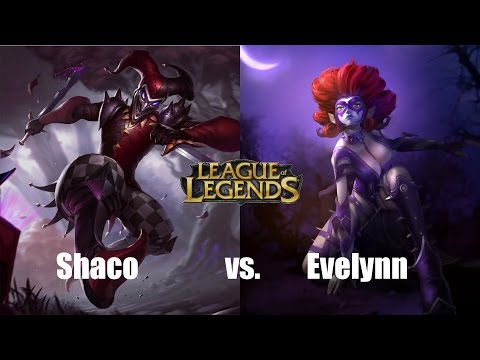 SHACO VS. EVELYNN JUNGLE -LEAGUE OF LEGENDS- FULL GAMEPLAY