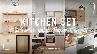 Download lagu RAHASIA DAPUR SEMPIT! Inspirasi DESAIN KITCHEN SET MINIMALIS Untuk Dapur Kecil Kelihatan Lebih LUAS! mp3
