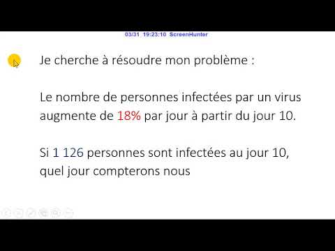 Résolution d'un problème avec logarithme