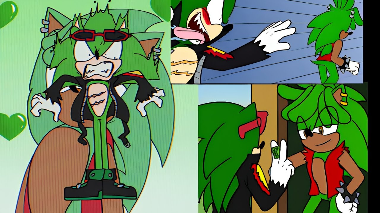 Part 1 💚Manourge💚 Manic x Scourge Comic Dub + Animation ♡ Sonic AU