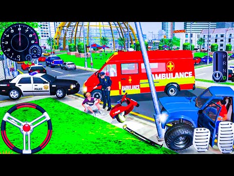 Ambulance Rescue Driver Simulator - Offroad Emergency Hero Van Drive - Android GamePlay