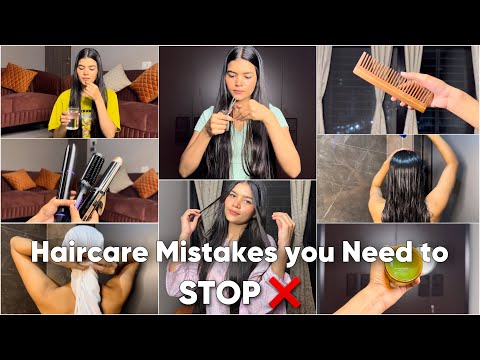 , title : 'Hair Care Mistakes That Are Damaging Your Hair | Common Hair Mistakes To Avoid | Mishti Pandey'
