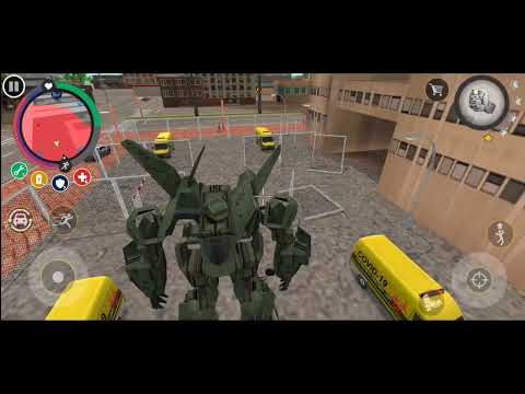 New Trick New Green Transformer Robotic Car In Rope Hero Vice Town Map @kasganjbhai
