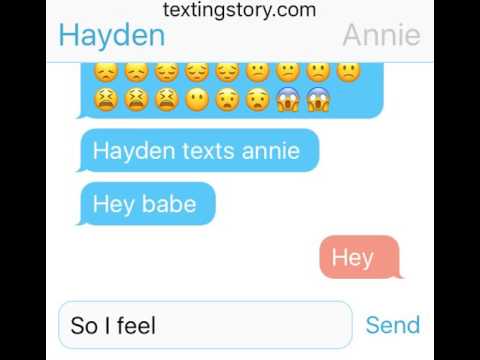 Hayden is jealous of Brennan taking Annie from him text messages