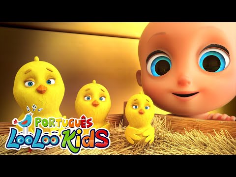 OS PINTINHOS DIZEM + Looby Loo 🐣 Musicas infantil brasileira - Johny Brinca - LooLoo BRASIL