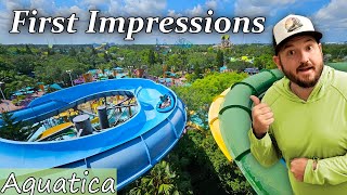 Aquatica Adventure! Our First Time Exploring the Water Park