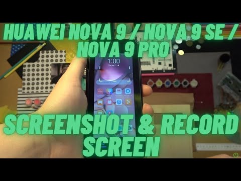 Take Screenshot and Record Screen in Huawei Nova 9 / Nova 9 SE / Nova9 Pro - Capture Screen Tutorial