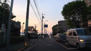 preview picture of video '夕方の西東京市(田無駅付近)をドライブ [車載 2010/05 東京都]'
