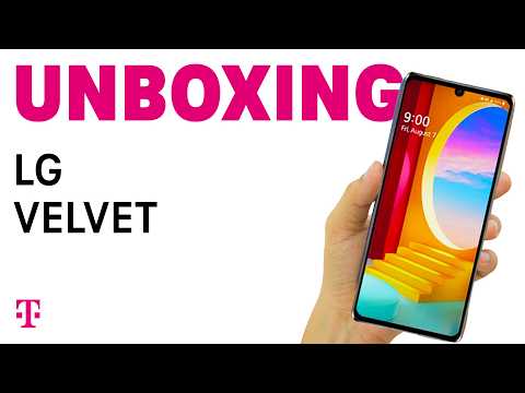 LEGENDARY LG Velvet 5G Unboxing! | T-Mobile