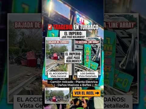 🚨 ¡ATENCIÓN! Se accidentó el camión de "El Imperio" en la bajada de Turbaco. 🚨