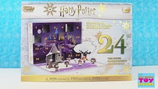 Harry Potter Funko Advent Calendar Pocket Pop Vinyl Figure Unboxing Toy Review | PSToyReviews