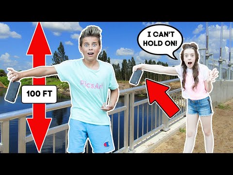 Last to Drop iPhone Wins $10,000 - Challenge **GONE WRONG** 📱😢| Gavin Magnus