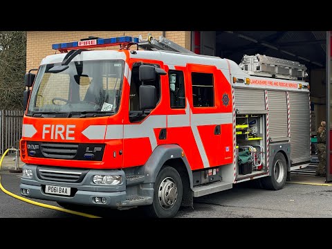 Lancashire Fire & Rescue Service - Hyndburn’s on call pump Turnout