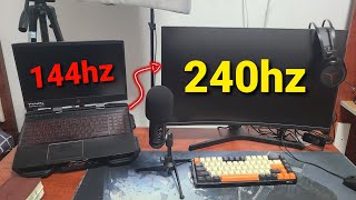 How to connect a 144hz Gaming Laptop to a 240hz Gaming Monitor🔥(Full in-depth Tips/Tricks Guide!😍)