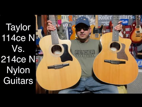 Taylor 114ce N vs. 214ce N Nylon Guitar