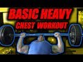 Basic Heavy Chest Workout For Mass | John Meadows & Seth Shaw