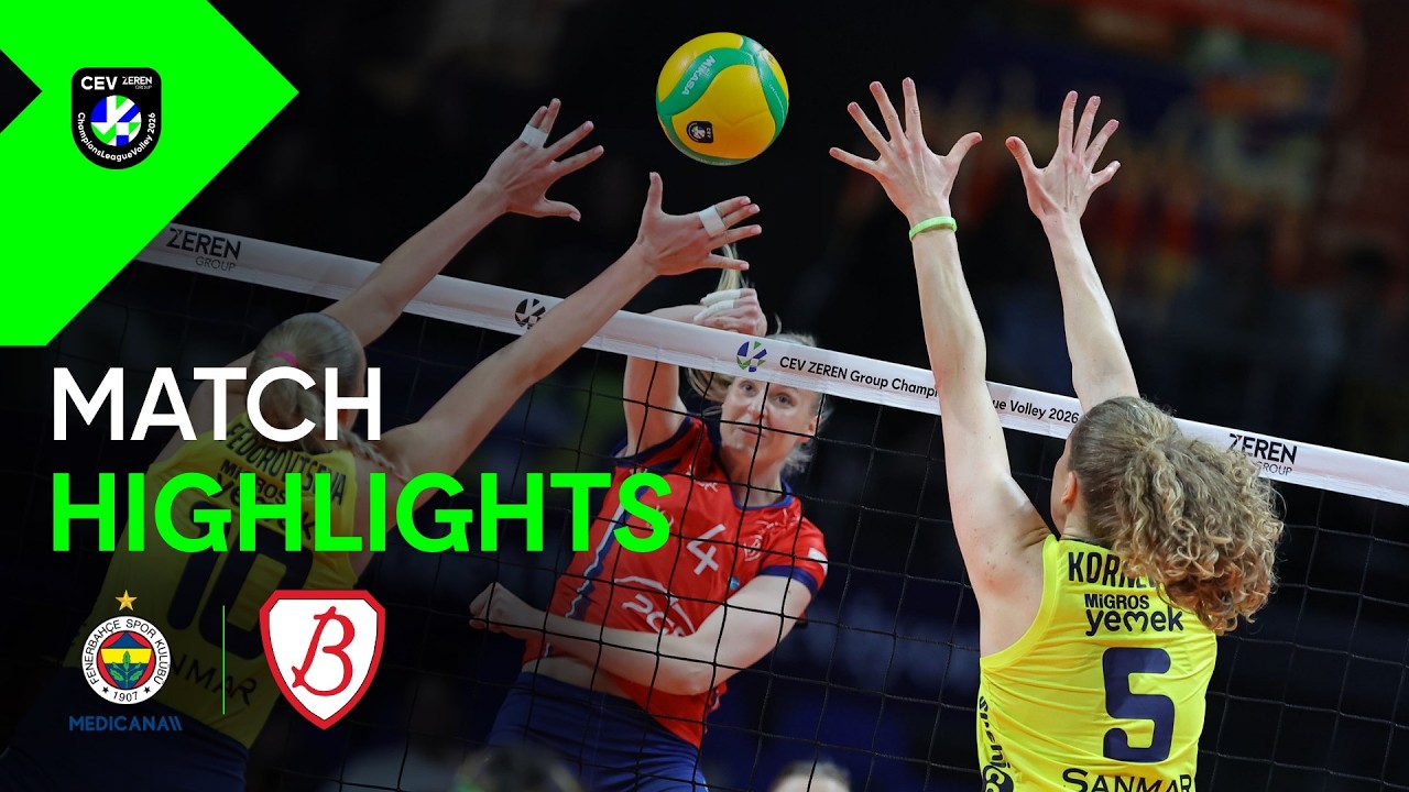Highlights I Fenerbahçe Medicana ISTANBUL vs. PGE Budowlani ŁÓDŹ | CEV Zeren Group CLVolley 2026