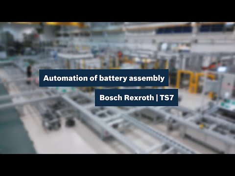 [EN] BOSCH REXROTH - TeamTechnik - Automation of battery assembly -TS7 - Skawina