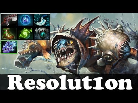 Dota 2 - Resolut1on Plays Slark vol 2 - Ranked Match Gameplay