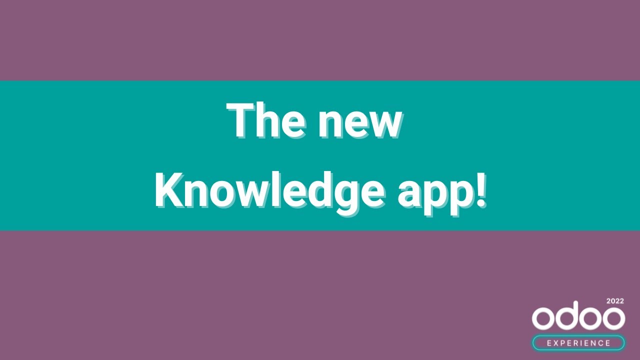 The new Knowledge app!