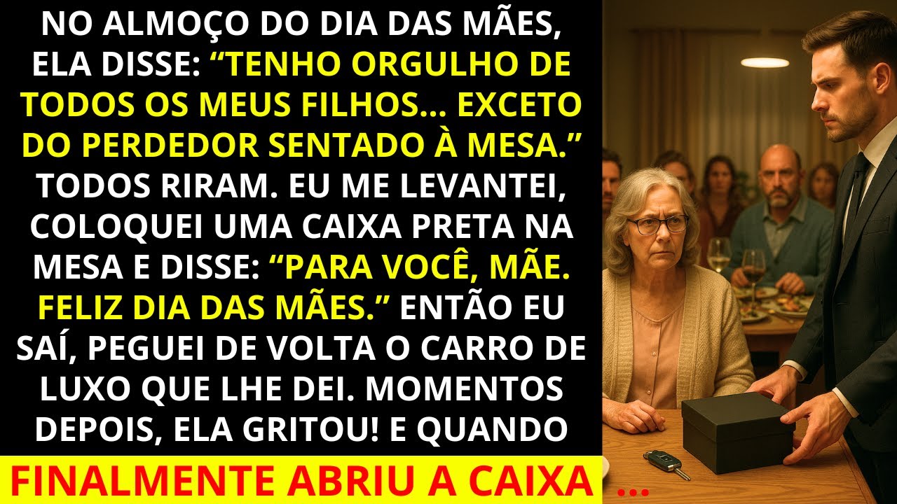 No almoço do Dia das Mães, ela disse: “Tenho orgulho de todos os meus filhos, exceto desse perdedor!