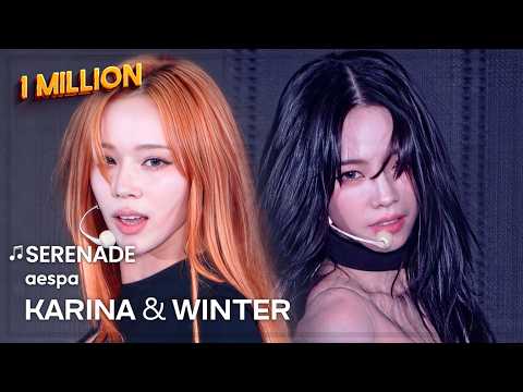 260411 에스파 카리나&윈터 aespa KARINA&WINTER🎵SERENADE 직캠 @aeXIS_LINE_SPECIAL_EDITION_OSAKA