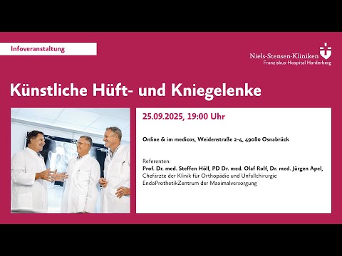 Gesundheit im Gespräch: Künstliche Hüft- und Kniegelenke