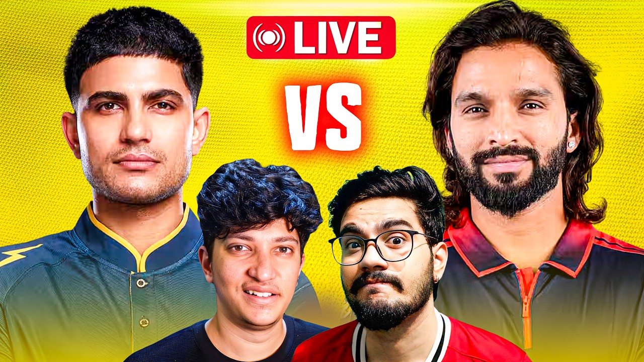 RCB vs GT - QUALIFIER 1 LIVE STREAM 🔴 JK vs Sathyeah
