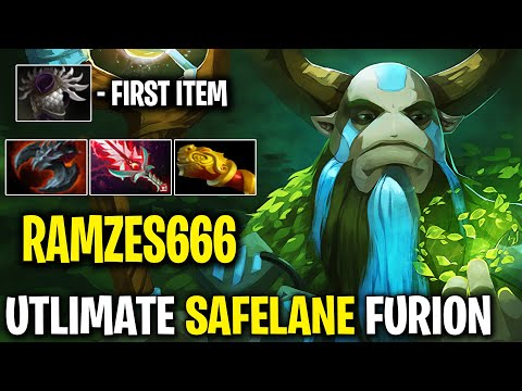 Ultimate Safelane Nature's Prophet Carry by Ramzes666 | Dota 2 7.26c Pro Gameplay